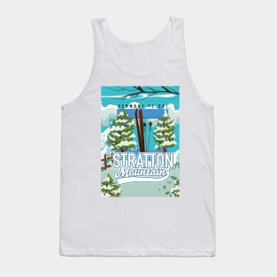 Stratton Mountain Ski poster Tank Top